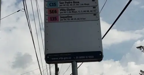 PARADERO SITP BARRIO JORGE GAITAN  074A08